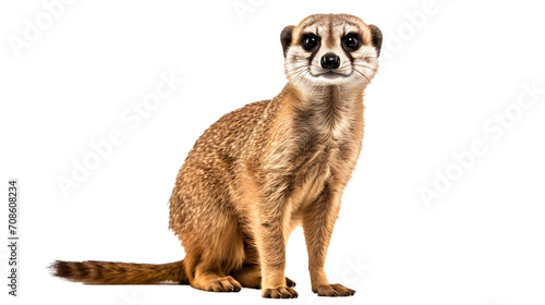 Captivated by the curious gaze of a meerkat, the camera captures the essence of this terrestrial mammal, revealing its endearing snout and playful nature as a mongoose, creating a captivating snapsho © Daniel