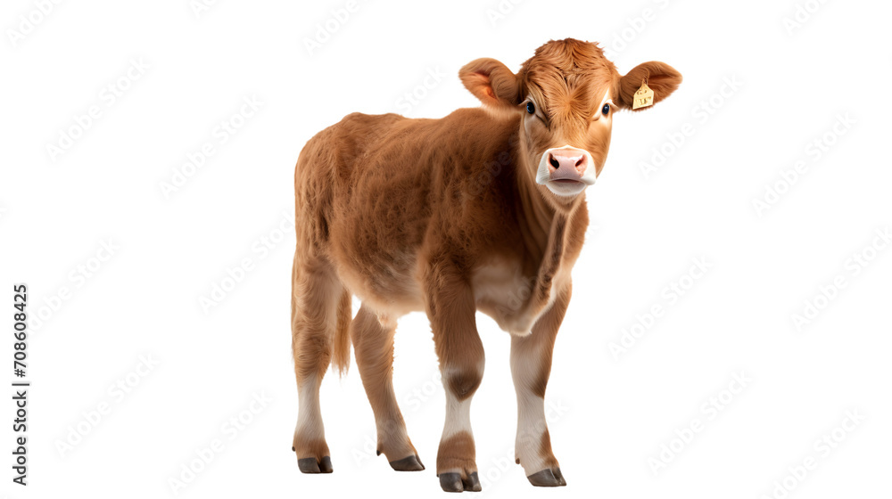 A majestic dairy cow stands proudly against a stark black background, showcasing the beauty and strength of this iconic bovine species A majestic dairy cow stands proudly against a stark black background, showcasing the beauty and strength of this iconic bovine species
