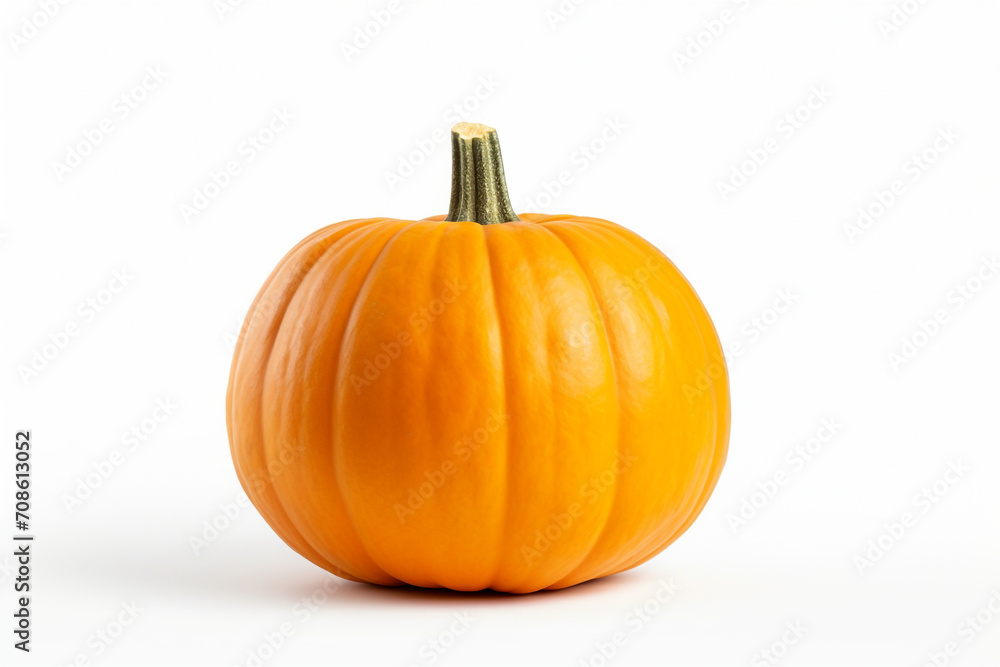 Pumpkin isolated on white background created with Generative Ai Pumpkin isolated on white background created with Generative Ai