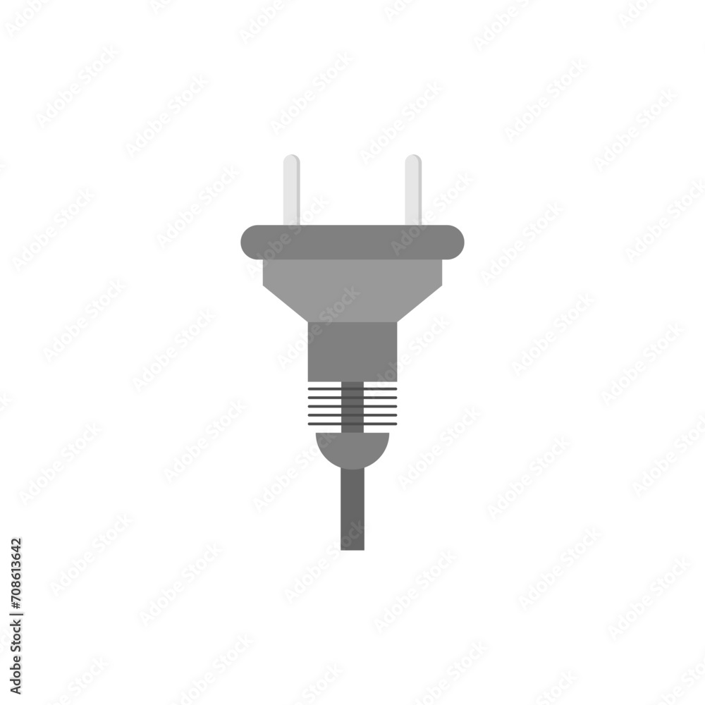 electric plug flat design vector illustration. Wire plug and socket. Concept of connection, disconnection, electricity. Vector illustration in flat style electric plug flat design vector illustration. Wire plug and socket. Concept of connection, disconnection, electricity. Vector illustration in flat style