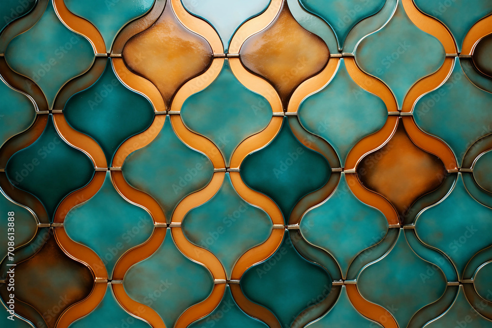 Old blue roof tiles background .Python skin texture. Green python skin ...