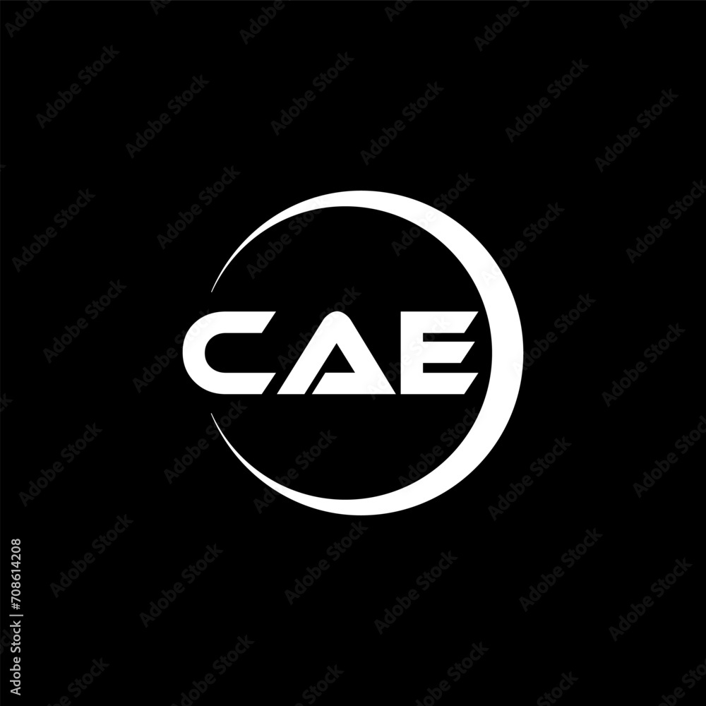 CAE letter logo design with black background in illustrator, cube logo, vector logo, modern alphabet font overlap style. calligraphy designs for logo, Poster, Invitation, etc. CAE letter logo design with black background in illustrator, cube logo, vector logo, modern alphabet font overlap style. calligraphy designs for logo, Poster, Invitation, etc.