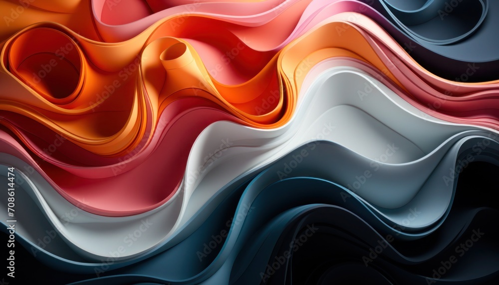 Modern, Soft Pop, squishy textures on dark gray background. Abstract Waves of Color, Flowing Curves and Bold Hues. Modern, Soft Pop, squishy textures on dark gray background. Abstract Waves of Color, Flowing Curves and Bold Hues.