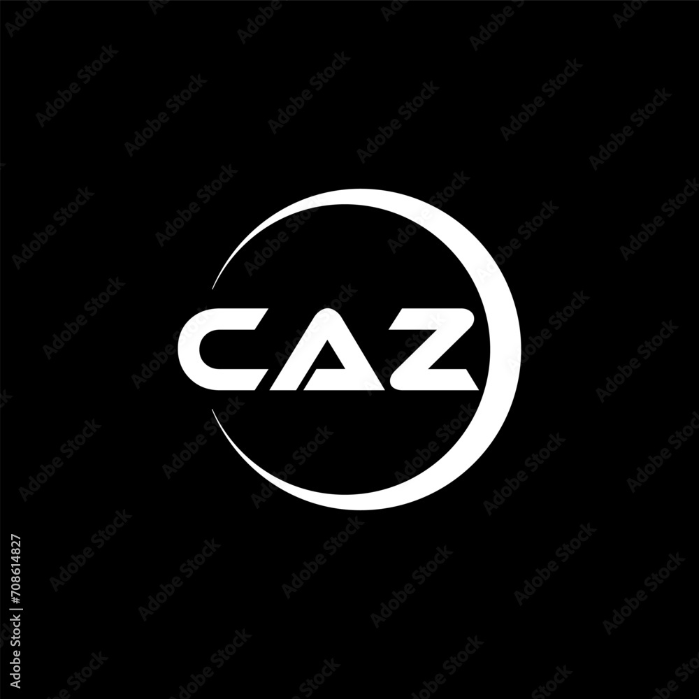 CAZ letter logo design with black background in illustrator, cube logo, vector logo, modern alphabet font overlap style. calligraphy designs for logo, Poster, Invitation, etc. CAZ letter logo design with black background in illustrator, cube logo, vector logo, modern alphabet font overlap style. calligraphy designs for logo, Poster, Invitation, etc.
