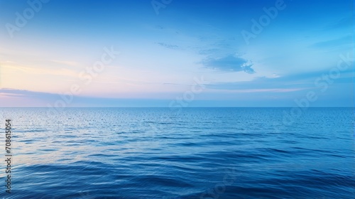 Oceanic Blue Serenity  Serenity of oceanic blue gradient © Cloudyew