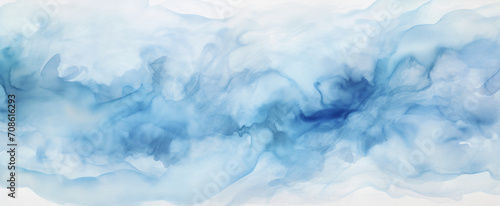 Abstract light blue watercolor for background