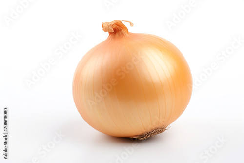 Onion isolated on white background created with Generative Ai