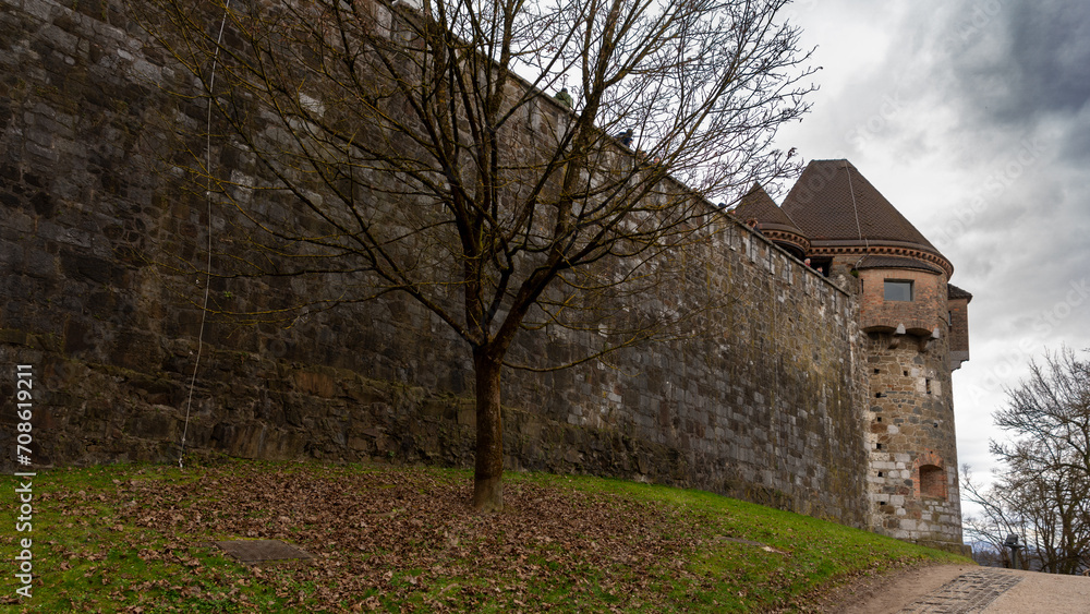 castle in the city castle in the city
