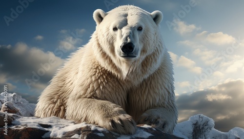 A Polar bear animal © Mahenz