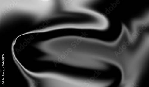 silk background. Abstract black and white imitating liquid background with gradient background with strong noise effect. Color gradient, ombre. waves, a soft transition. 