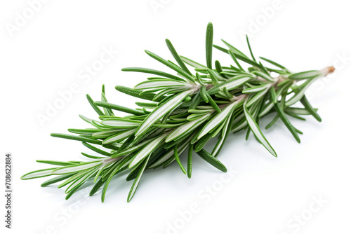 Rosemary isolated on white background created with Generative Ai