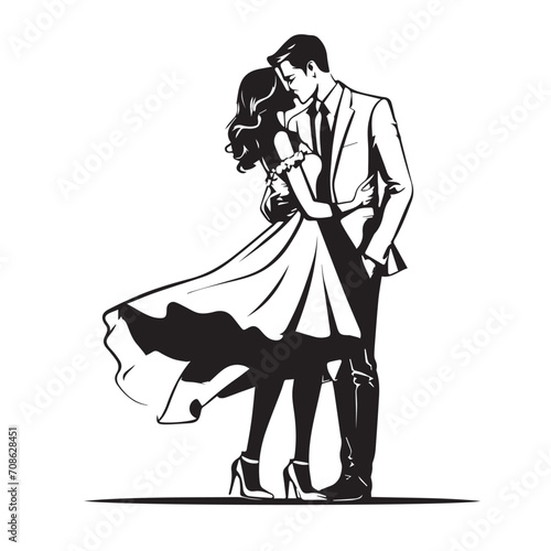 Lovely Couple Vector