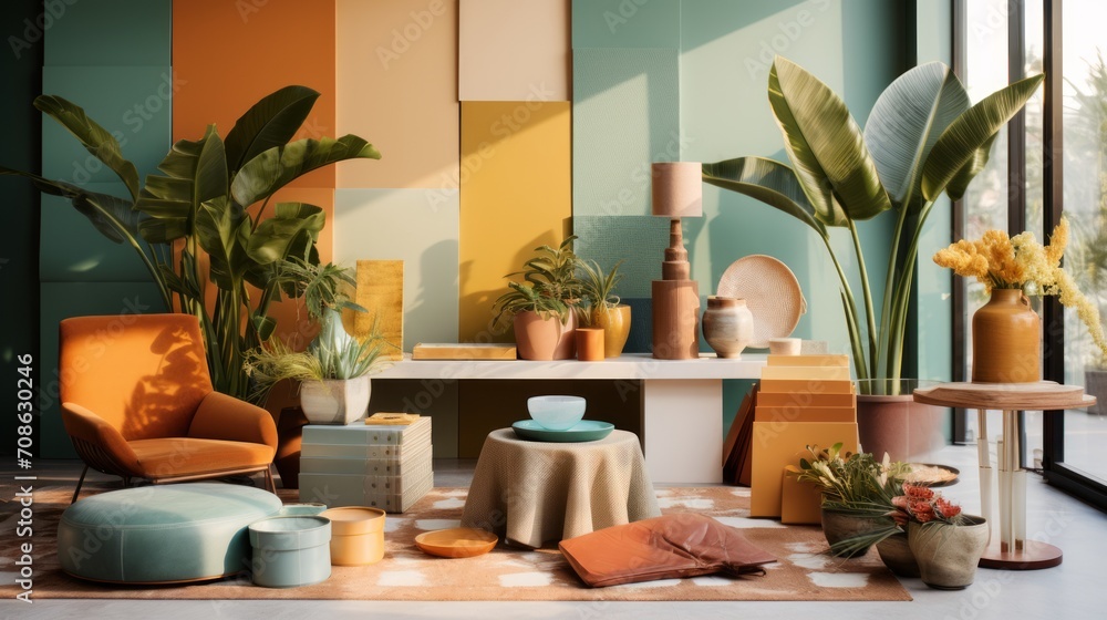 warm color palette Earth tones and nature-inspired hues like muted ...