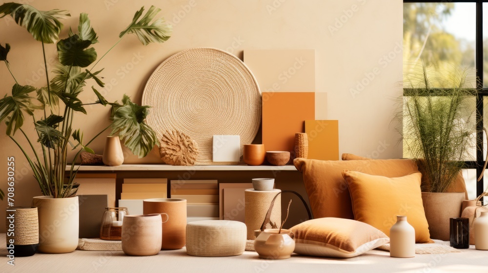 warm color palette Earth tones and nature-inspired hues like muted ...