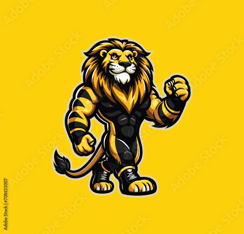 Illustration of Cartoon Lion