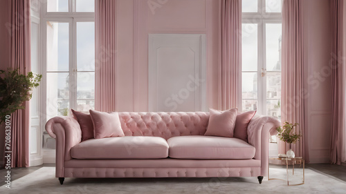 A light Pink living room © Trinine