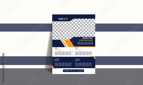 One sided modern flyer design,flyer design template,stylish flyer design