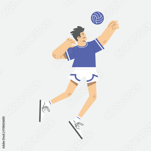 Volleyball sport player