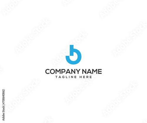 Best B letter logo design vector