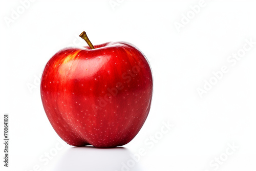 Apple isolated on white background created with Generative Ai