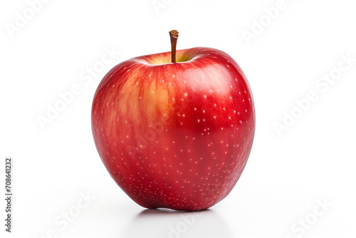 Apple isolated on white background created with Generative Ai