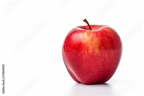 Apple isolated on white background created with Generative Ai