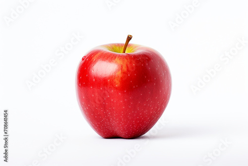 Apple isolated on white background created with Generative Ai