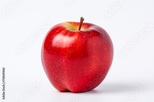 Apple isolated on white background created with Generative Ai