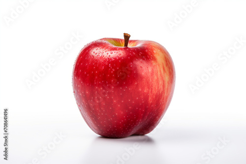 Apple isolated on white background created with Generative Ai