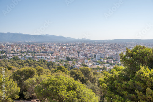View of Palma from historic Bellver Castle in Palma de Mallorca, Spain. © Jeff Whyte