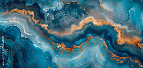 blue and yellow abstract