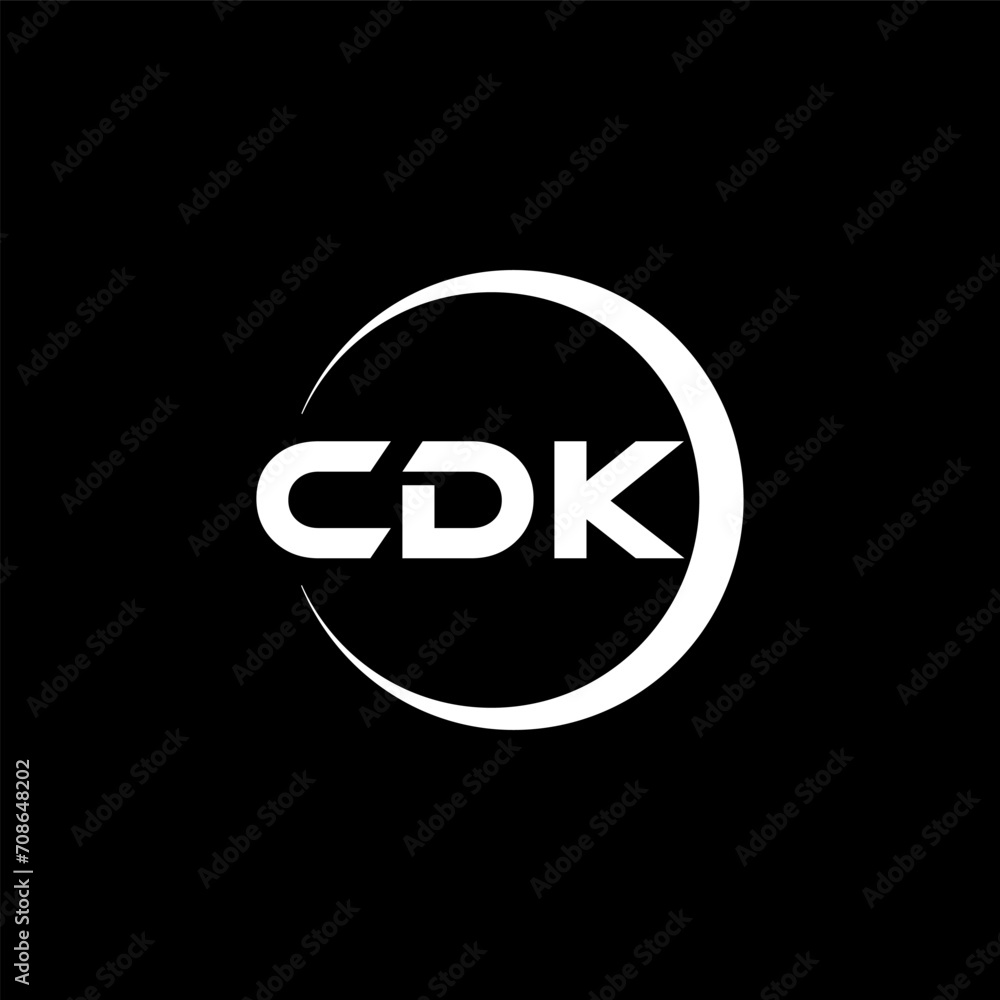 CDK letter logo design with black background in illustrator, cube logo, vector logo, modern alphabet font overlap style. calligraphy designs for logo, Poster, Invitation, etc. CDK letter logo design with black background in illustrator, cube logo, vector logo, modern alphabet font overlap style. calligraphy designs for logo, Poster, Invitation, etc.