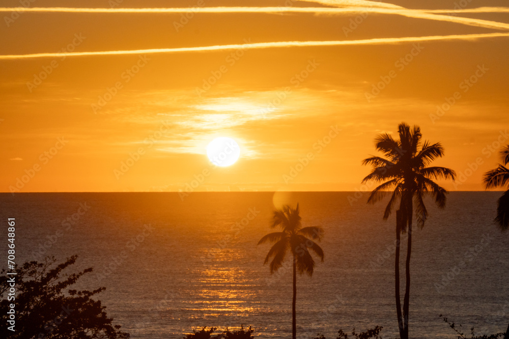 Sunset. Rincon, Puerto Rico