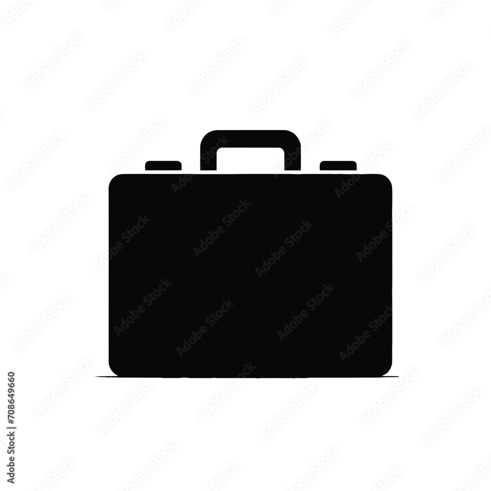 Business Briefcase Silhouette Business Briefcase Silhouette