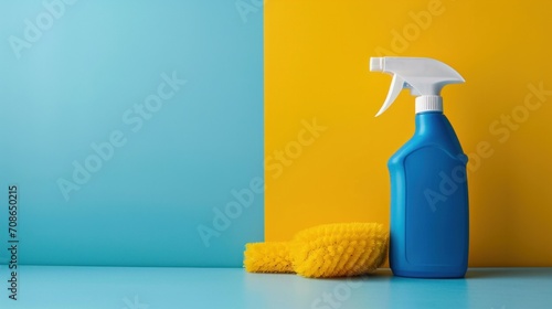 cleaning company advertisment background with copy space