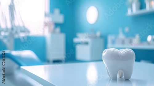 Dental clinic advertisment background with copy space