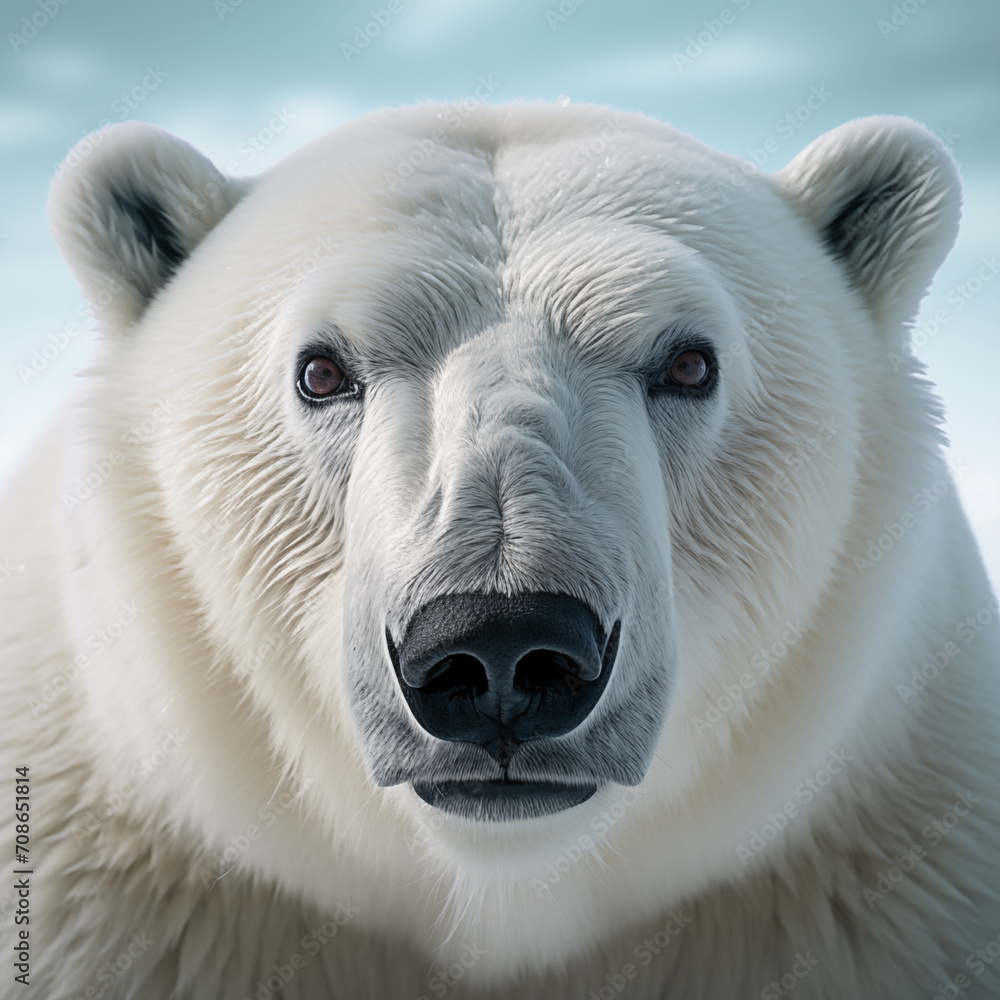 polar bear portrait