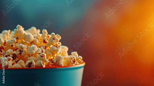 Cinema advertisment background with copy space