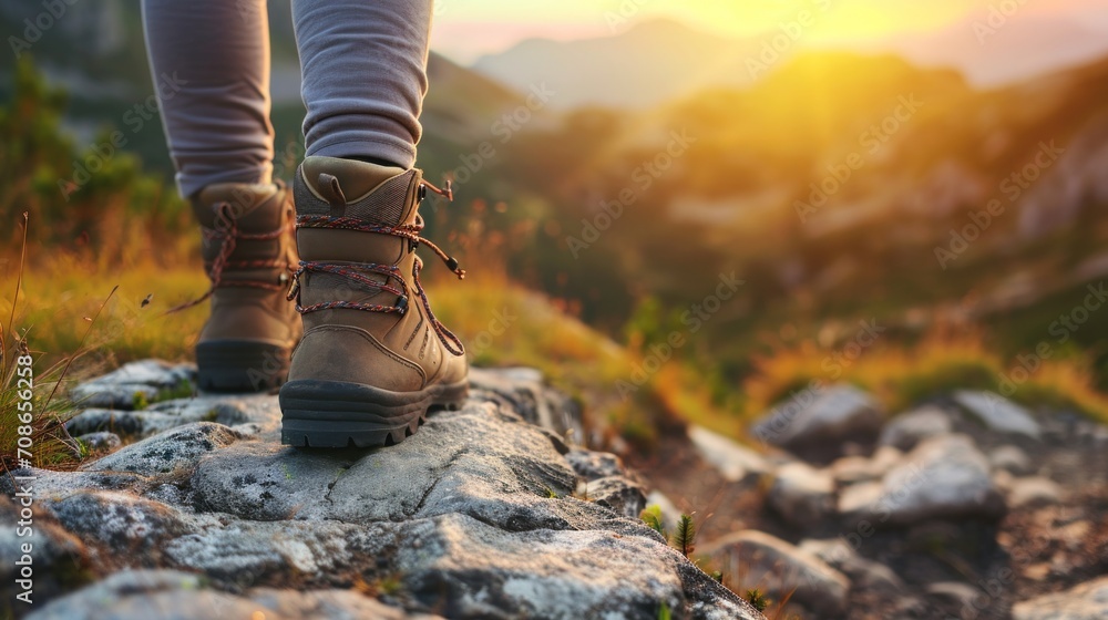 hiking advertisment background with copy space hiking advertisment background with copy space