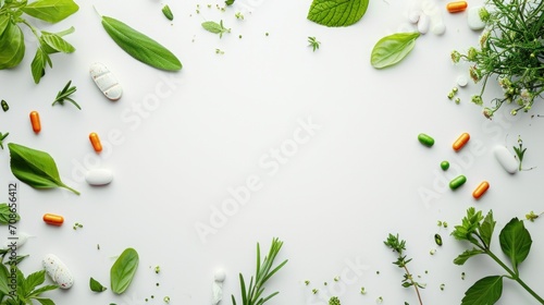 farmacy advertisment background with copy space photo