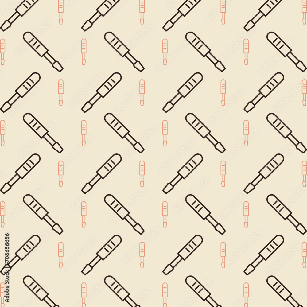 Screwdriver vector design repeating illustration pattern beautiful background