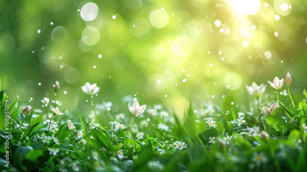 magic spring background with copy space magic spring background with copy space