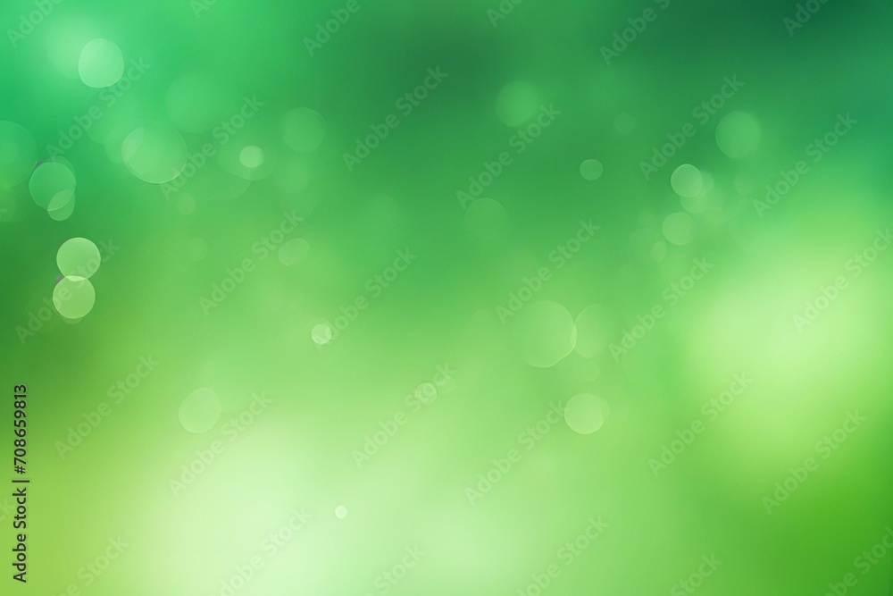 Obraz premium Abstract gradient smooth blurred Bokeh Green background image