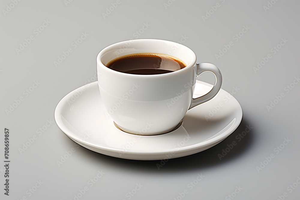 A minimalistic white coffee cup filled with rich black coffee, capturing the simplicity and elegance of a morning ritual. A minimalistic white coffee cup filled with rich black coffee, capturing the simplicity and elegance of a morning ritual.
