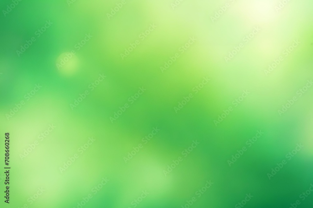 Abstract gradient smooth blurred Bokeh Green background image