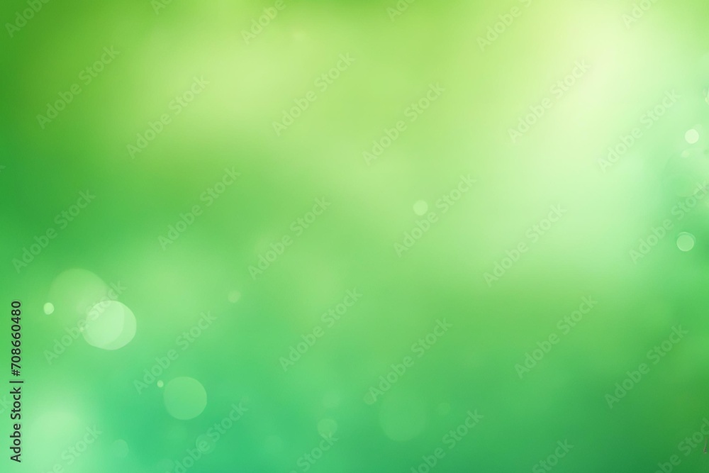 Obraz premium Abstract gradient smooth blurred Bokeh Green background image