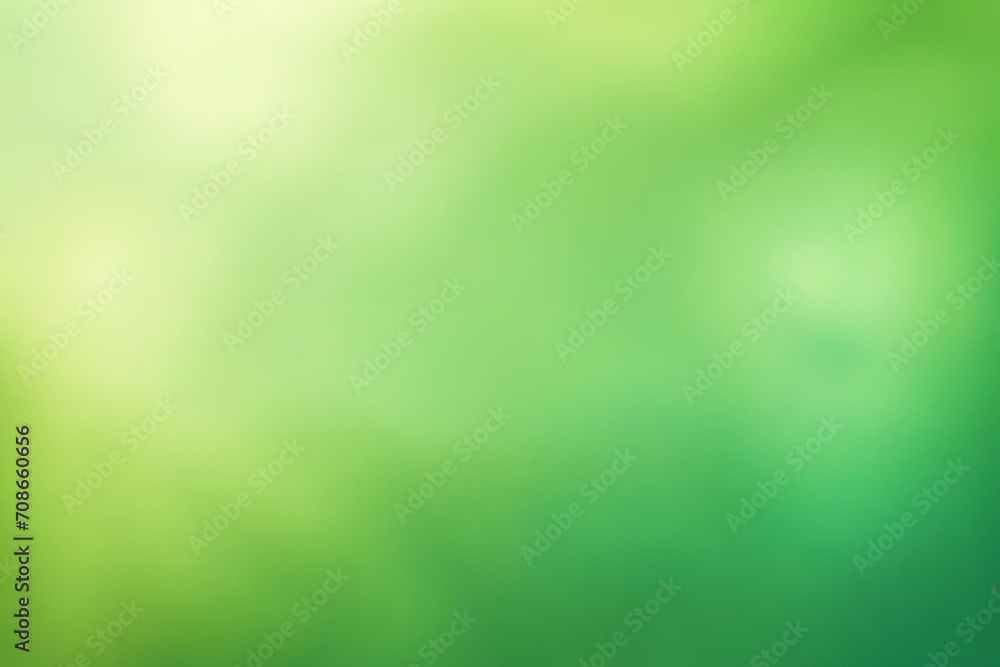 Fototapeta premium Abstract gradient smooth blurred Bokeh Green background image