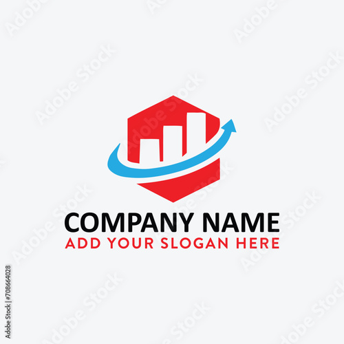 business career consultant family consultant logo design vector