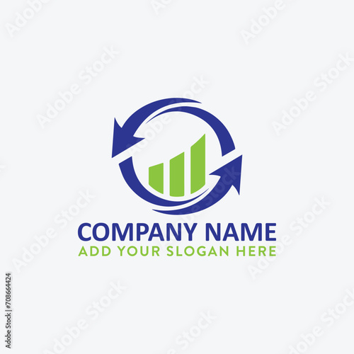business career consultant family consultant logo design vector