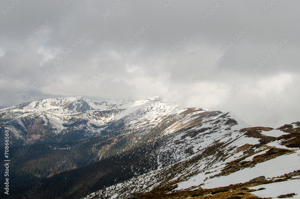 Obraz premium mountains in the snow